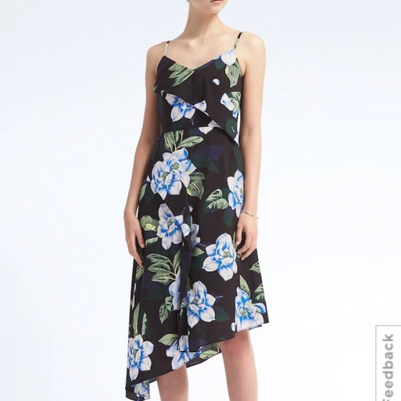 Banana Republic Dresses & Skirts - HP!! NWT Banana Republic Print Asymmetrical Dress